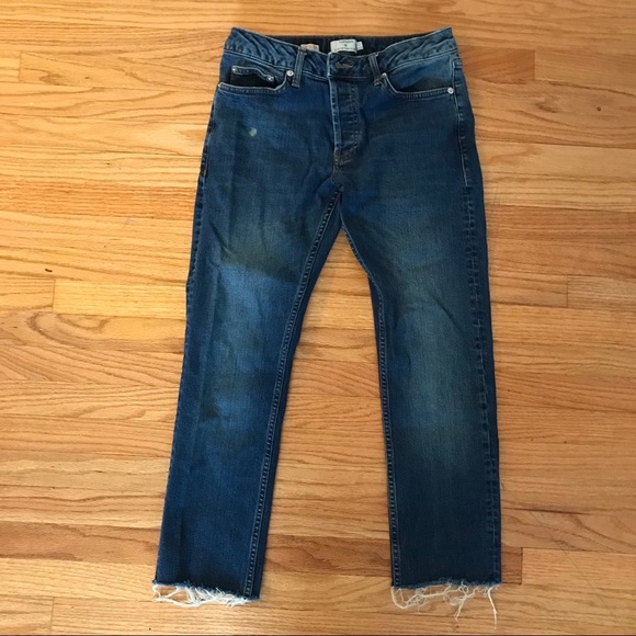 Topman Other - Topman Stretch Slim Cut Off Jeans 30S